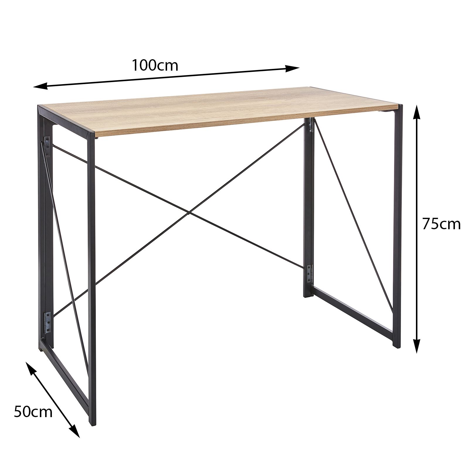 Multifunction Folding Desk Portable Compact Computer Table - Image 2