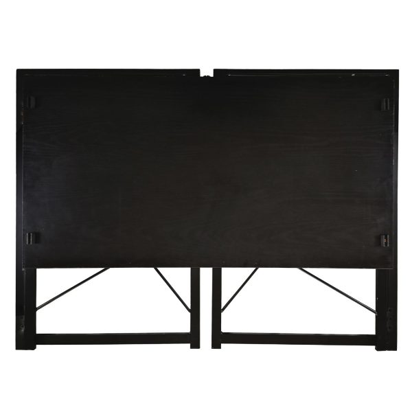 Multifunction Folding Desk Portable Compact Computer Table In Black - Image 7