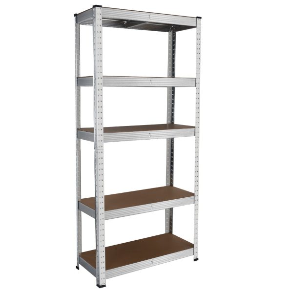 Heavy Duty Steel & MDF 5 Tier Galvanized Racking Shelf - Image 3