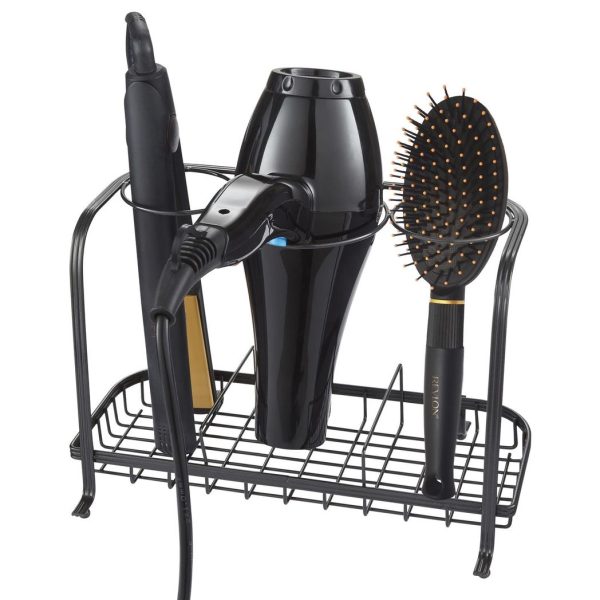 Freestanding Hair Dryer & Straighteners Holder Storage Stand Cable Tidy in Graphite - Image 6