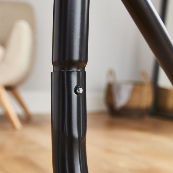 6ft Long x 5ft Tall Quality Heavy Duty Clothes Rail Black - Image 2