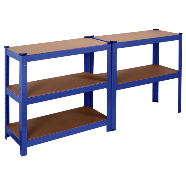 Heavy Duty Steel & MDF 5 Tier Racking in Blue - Image 2