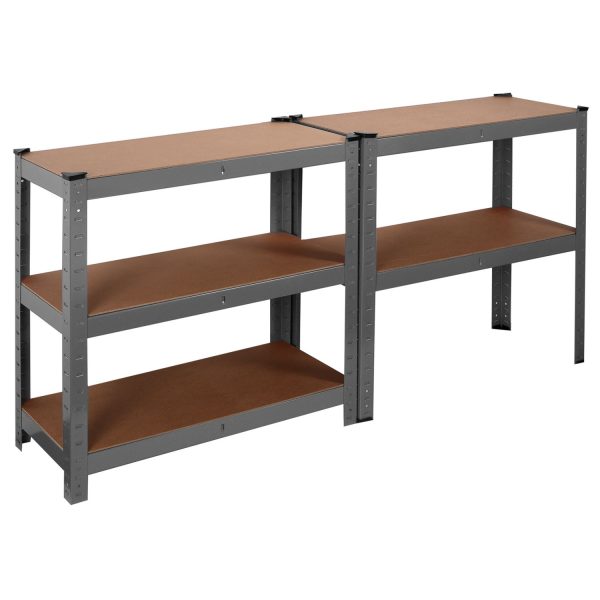Heavy Duty Steel & MDF 5 Tier Racking in Grey - Image 8