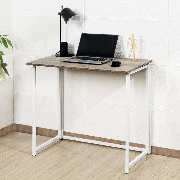 Folding Table In White Powder Coating