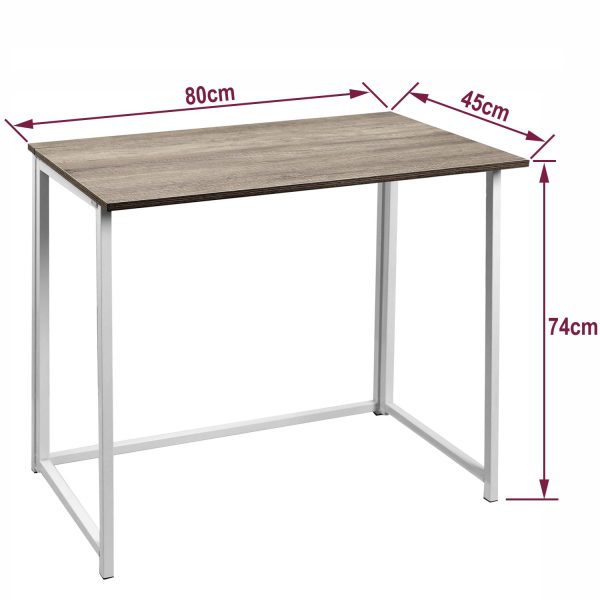 Folding Table In White Powder Coating - Image 2