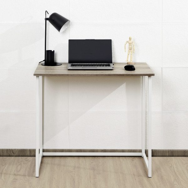 Folding Table In White Powder Coating - Image 3