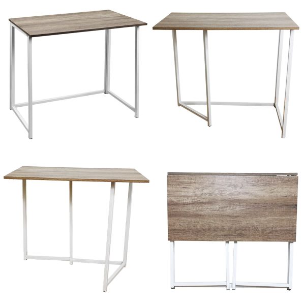 Folding Table In White Powder Coating - Image 5