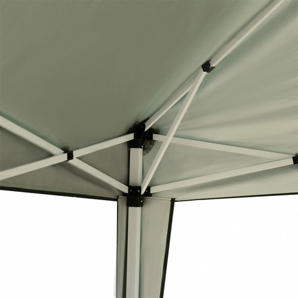3x3 m Heavy Duty Pop Up Gazebo, 210 D Oxford Cloth-Green - Image 8