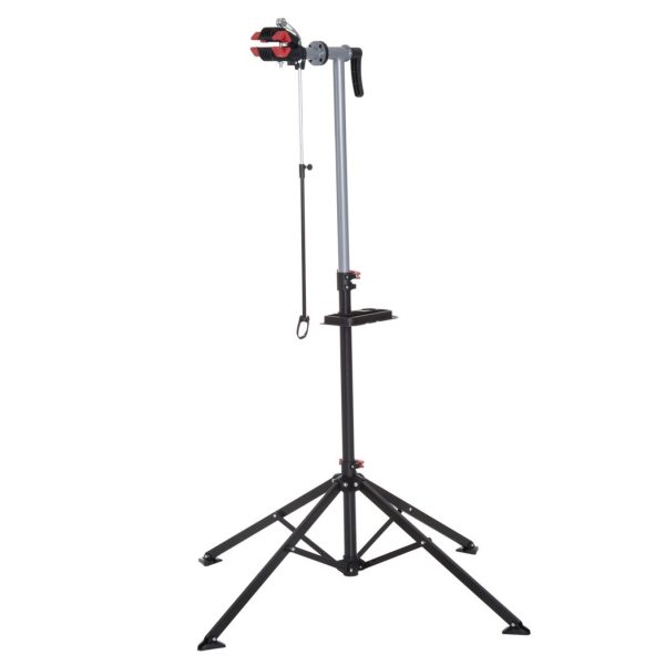 Folding Bike Cycle Bicycle Maintenance Repair Stand Rack Tool Adjustable HOMCOM