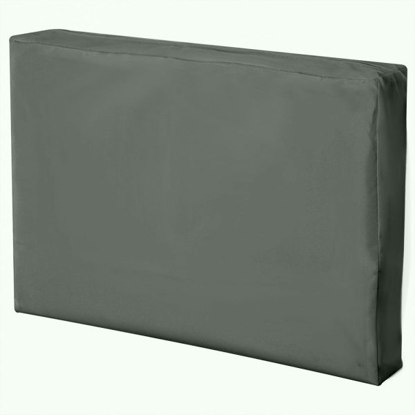 Cushion Cover Replacement Patio Rattan Furniture Seat Cover Grey - Image 8