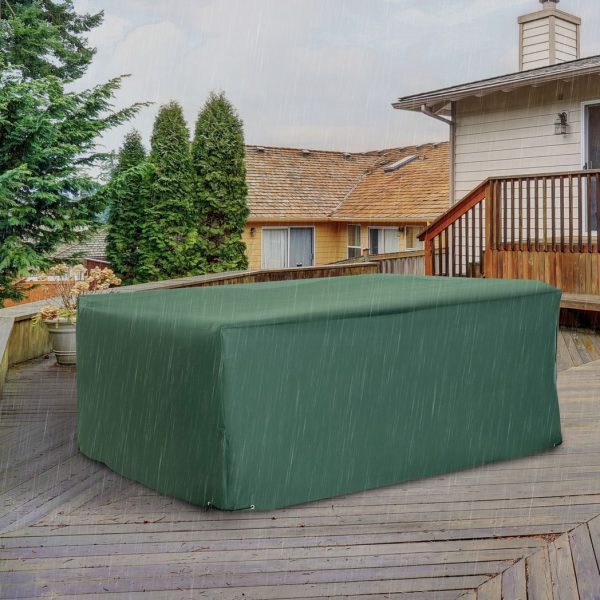 UV /Rain Protective Cover, 245x165x55 cm-Green Outsunny - Image 7
