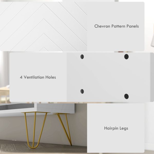 HOMCOM Narrow Shoe Storage Cabinet with 4 Flip Drawers for 16 Pairs of Shoes - Image 7