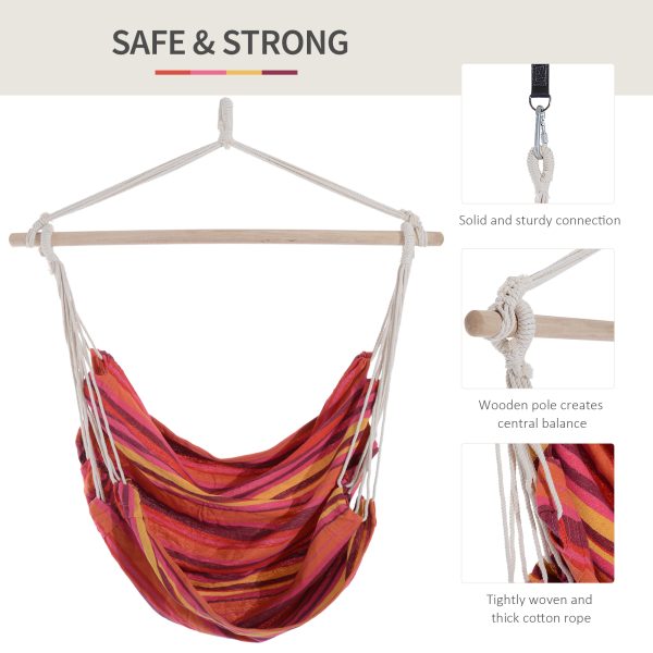 Hammock Chair Hanging Swing Seat - Image 3