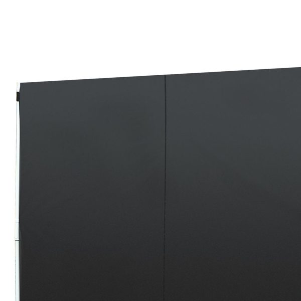 3m Gazebo Exchangeable Side Panels Wall-Black - Image 8