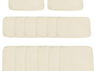 12-Piece Cusion Replacement for Outdoor Garden Rattan Furniture Beige