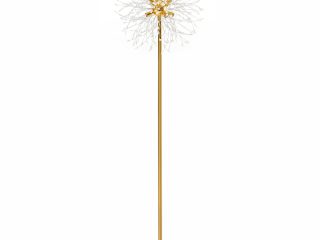 HOMCOM Modern Floor Lamp with Dandelion-like Lampshade for Bedroom
