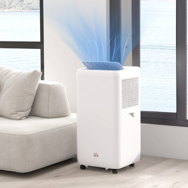 HOMCOM 12,000 BTU Portable Air Conditioner with 28mÂ², Sleep Mode, Dehumidifier - Image 2