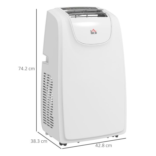 HOMCOM 12,000 BTU Portable Air Conditioner with 28mÂ², Quiet Mode, Dehumidifier - Image 3