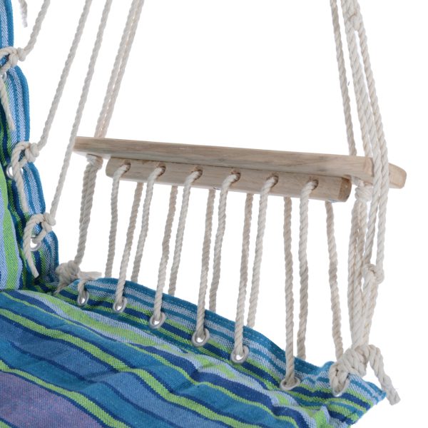 Hanging Swing Chair-Multi-Color/White Rope - Image 8