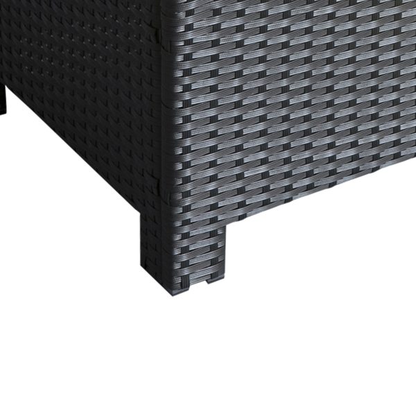 Rattan Coffee Table-Black - Image 7