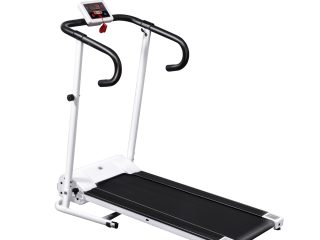 1-10Km/h Folding Treadmill Home Running Fitness Machine Safety Stopper HOMCOM