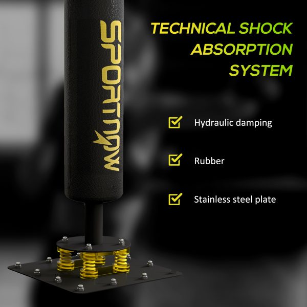 SPORTNOW Boxing Bag, Freestanding Punching Bag with Reflex Bar, Speed Balls - Image 7