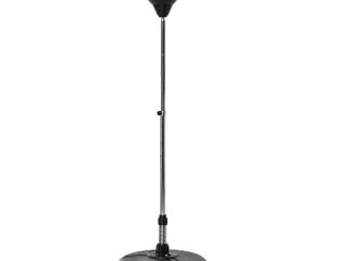 HOMCOM Punching Bag with Stand Boxing Bag Set with Adjustable Height Black, Gold