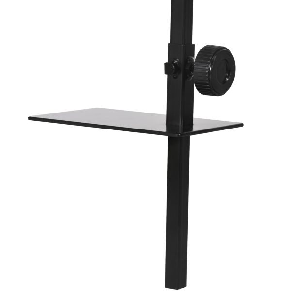 PawHut Reptile Lamp Stand, Adjustable Lamp Holder with Hook Hanging Base - Image 3