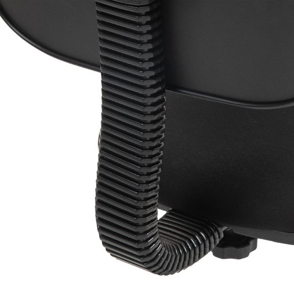 HOMCOM Armless Office Chair with Adjustable Height 360Â° Swivel Wheels Black - Image 8