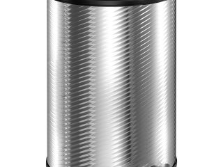 HOMCOM 20L Kitchen Pedal Bin, Stainless Steel Bin with Soft-close Lid, Silver