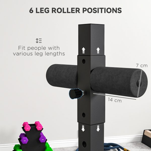 SPORTNOW Back Extension Roman Chair for Back, Abdominal and Gluteal Training - Image 4