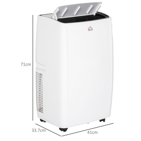 HOMCOM 14,000 BTU Portable Air Conditioner with 40mÂ², Sleep Mode, Dehumidifier - Image 7