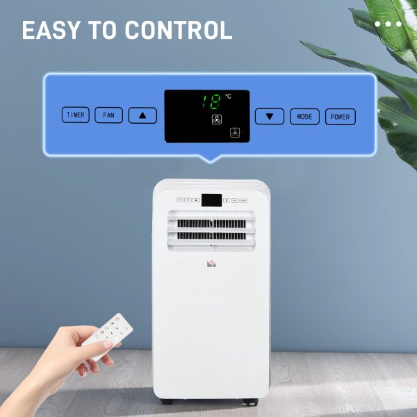 HOMCOM 12000 BTU Portable Air Conditioner with 28mÂ², Dehumidifier, Timer - Image 8