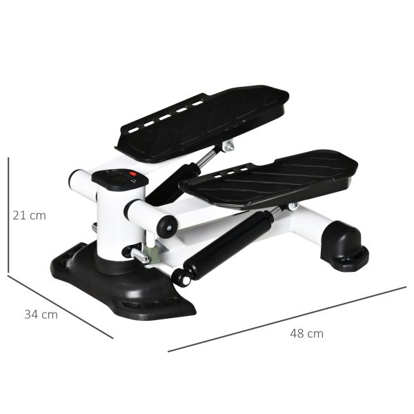 HOMCOM Portable Mini Stepper Step Machine for Home Gym Office Exercise Workout - Image 5
