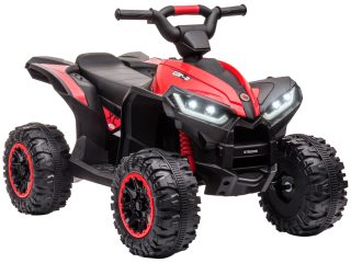 HOMCOM 12V Electric Quad Bikes for Kids Ride On Car ATV Toy for 3-5 Years Red