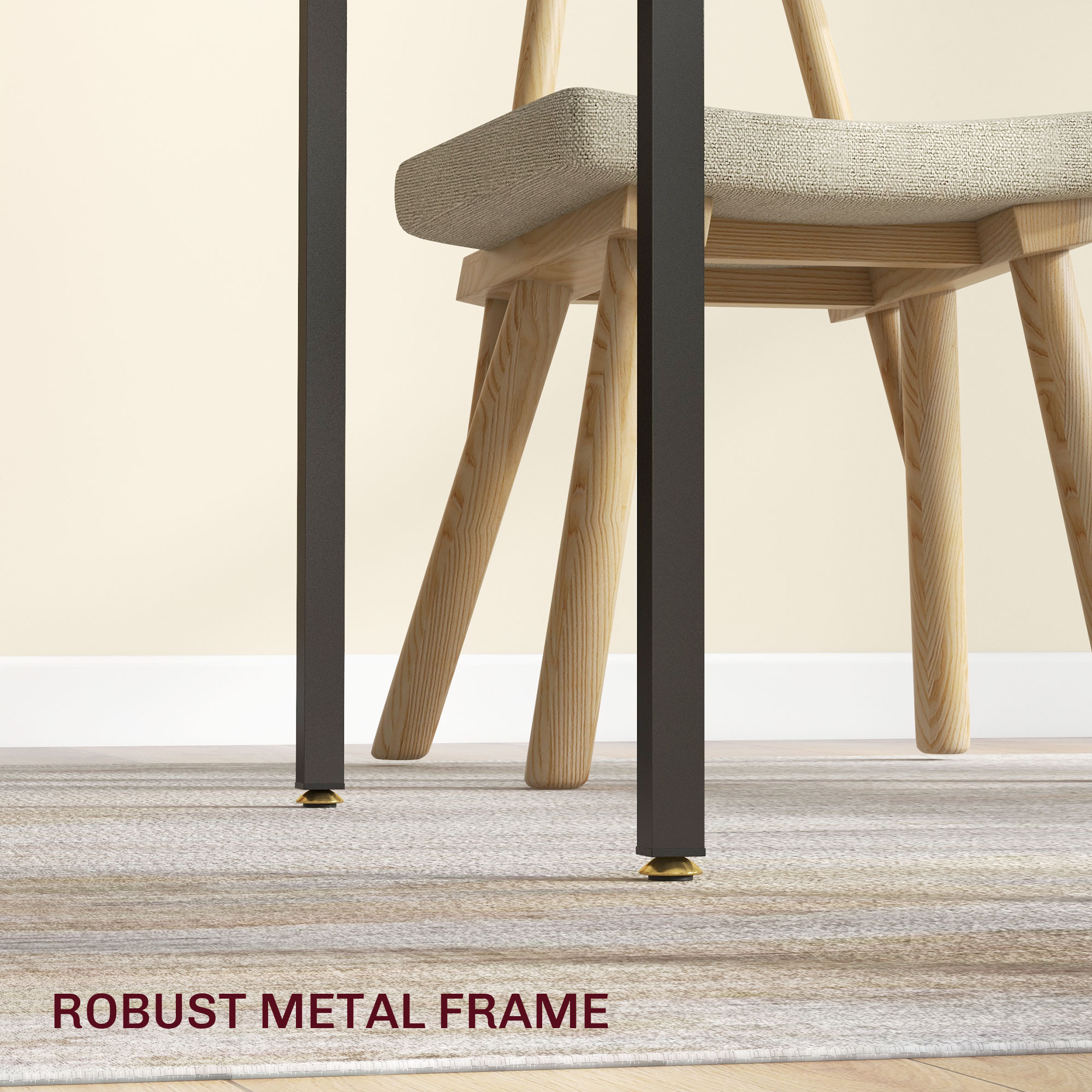 HOMCOM Folding Dining Table, Drop Leaf Table for 2-4 People, Grey - Image 6