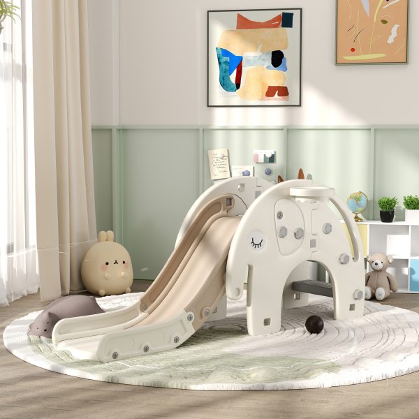 AIYAPLAY 3 in 1 Kids Slide for 1-3 Years, Elephant-Themed Indoor Slide - Image 2