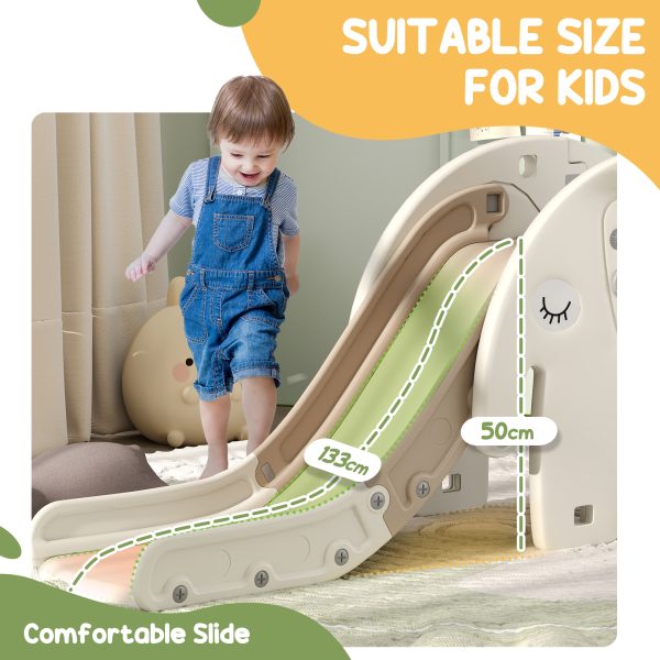 AIYAPLAY 3 in 1 Kids Slide for 1-3 Years, Elephant-Themed Indoor Slide - Image 7