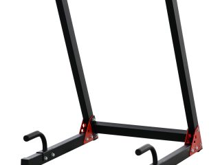 HOMCOM Upper Body Dip Stand Station Workout Equipment for Pull Ups, Push Ups