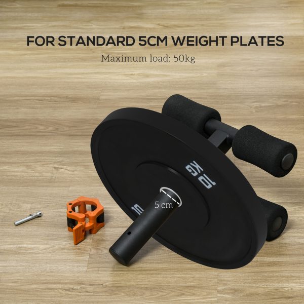 SPORTNOW Tib Bar Tibialis Trainer Fits 5cm/2" Weight Plates - Image 3