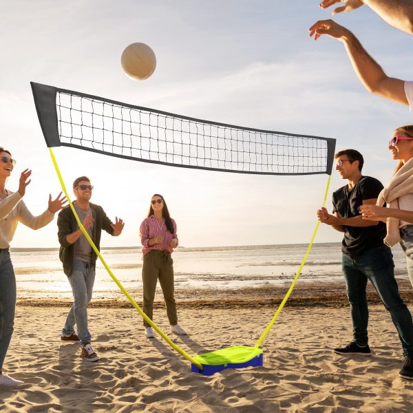 SPORTNOW Portable Badminton Net Set with Volleyball Net, Rackets, Shuttlecocks - Image 7