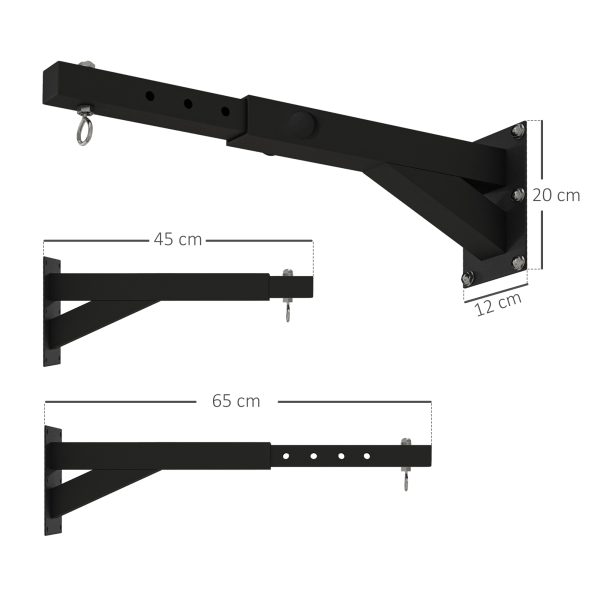 SPORTNOW 5-Length Adjustable Punch Bag Bracket for Boxing Punching Training - Image 5