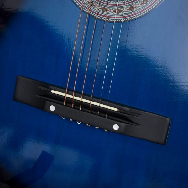 HOMCOM Beginner Acoustic Electric Cutaway Guitar Kids Guitar and Junior Guitar - Image 8