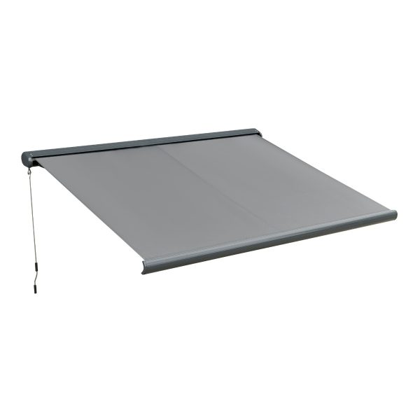 Cassette Electric Motorised Manual Awning Door Window Retractable Sunshade - Image 2