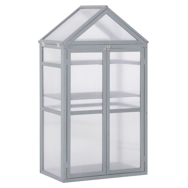 Garden Polycarbonate Cold Frame Greenhouse Grow House Flower Vegetable Plants - Image 2