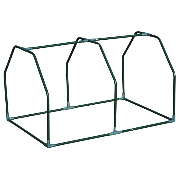 99x71x60cm Mini PVC Cover Steel Frame Greenhouse White - Image 6