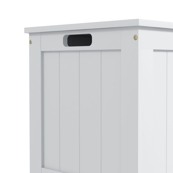 HOMCOM Storage Chest with 2 Safety Hinges, Storage Bench for Living Room - Image 8