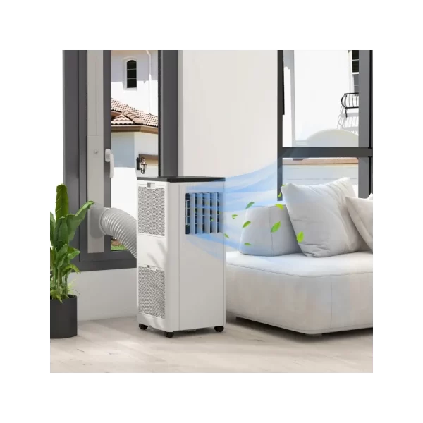 HOMCOM 9,000 BTU Portable Air Conditioner with App Control, Sleep Mode - Image 3