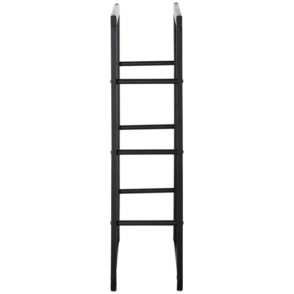Metal Rust-Resistant Firewood Log Rack Black - Image 8