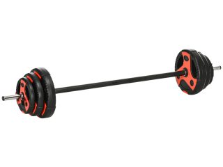 SPORTNOW 20kg Adjustable Barbell Weights Set for Home Gym Strength Training